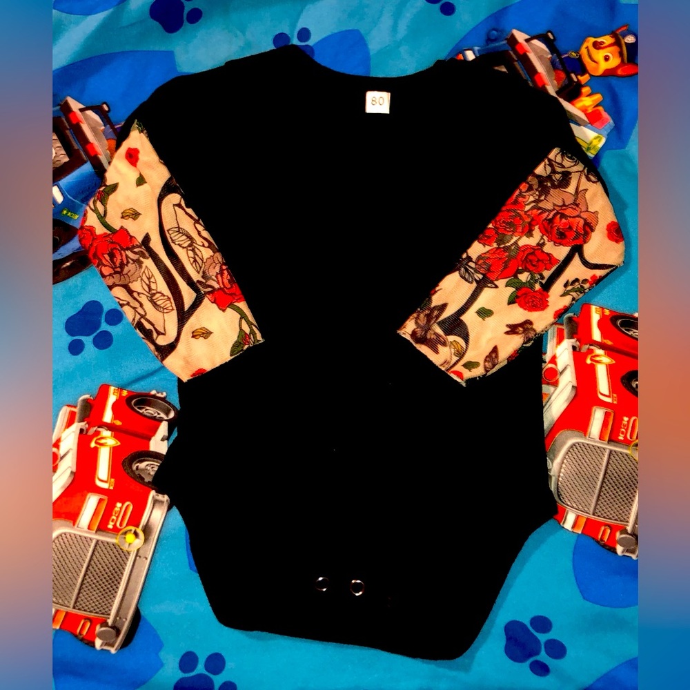 Tattoo Onesie Cotton Bodysuit